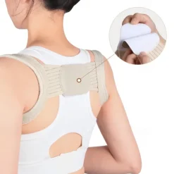 1PC Posture Corrector for Women and Men Adjustable Upper Back Brace for Posture Hunchback Support and Providing Pain Relief from Neck Shoulder and Upper Back