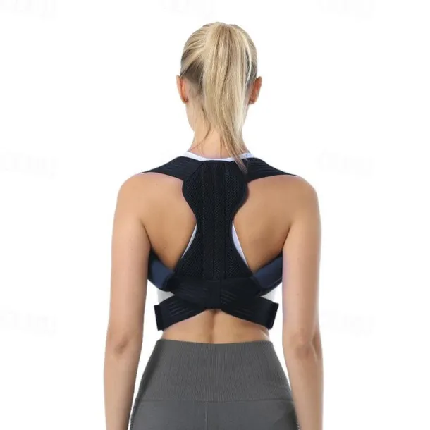 1PC Posture Corrector for Women and Men Adjustable Upper Back Brace for Posture Hunchback Support and Providing Pain Relief from Neck Shoulder and Upper Back