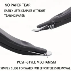 1pc Professional Magnetic Staple Remover Puller Staple Puller Tool Staples Remover Staple Removal Tool For School Supply Office Supply Home