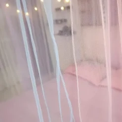 1Pc Rainbow Canopy Bed Curtains Princess Bed Canopy for Girls Bed Drapes Netting Bedroom Decoration