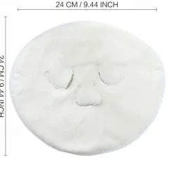 1pc Reusable Face Towel Mask Cold Hot Compress Facial Steamer Towel Mask Moisturizing Beauty Skin Care Spa Towels For Facial Facial Steamer Mask For Women Girls