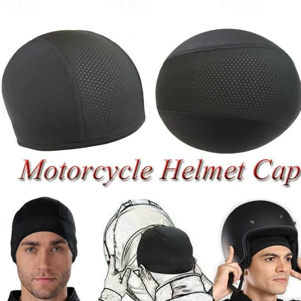 1pc Running Sports Beanie Cycling Caps Skull Cap Moisture Wicking Cooling Helmet Inner Liner Beanie Dome Cap