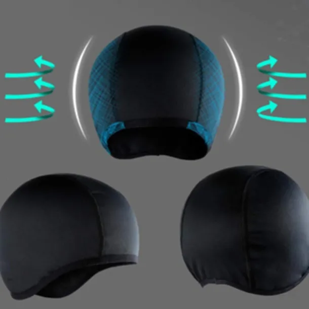 1pc Running Sports Beanie Cycling Caps Skull Cap Moisture Wicking Cooling Helmet Inner Liner Beanie Dome Cap