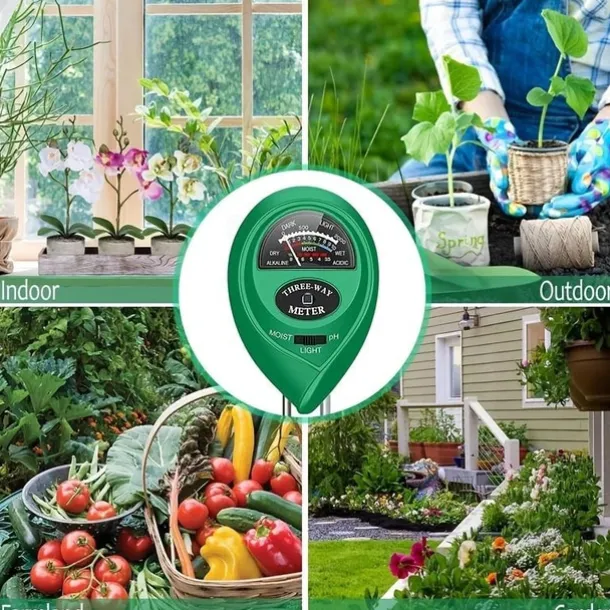 1pc Soil Moisture Meter, Soil Hygrometer For Plants, Soil Water Gauge Meter Indoor Outdoor, Soil Moisture Sensor For Garden, Lawn, Farm Plants Care