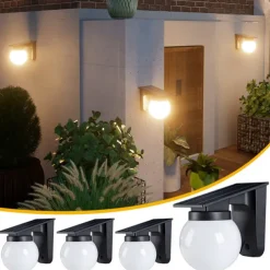 1PC Solar Outdoor Light Wall Lamp Courtyard Balcony Decoration Outdoor Waterproof Patio Lamp Home Garden Layout Fence Ambient Light
