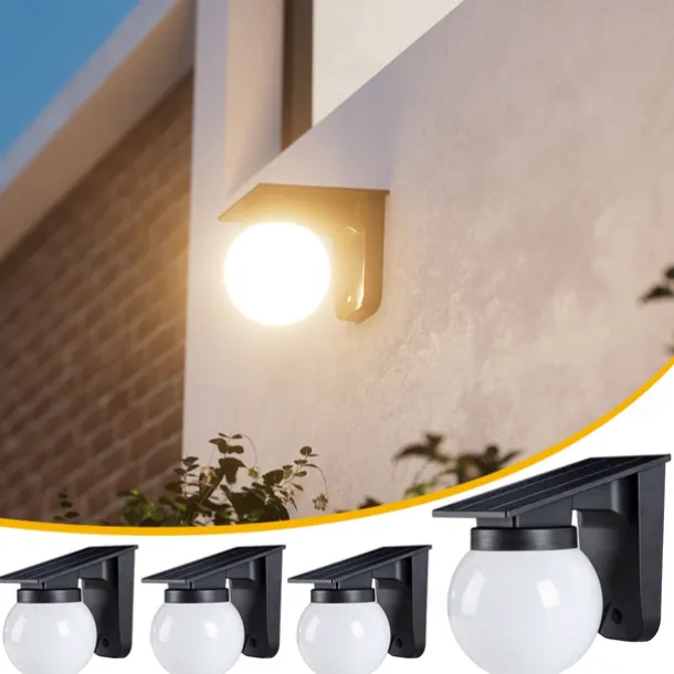 1PC Solar Outdoor Light Wall Lamp Courtyard Balcony Decoration Outdoor Waterproof Patio Lamp Home Garden Layout Fence Ambient Light