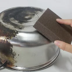 4Pc Strong Decontamination New Diamond Sand Kitchen Brush Sponge Descaling Brush Hot Sale Magic Pan Pot Brush Kitchen Clean Tools