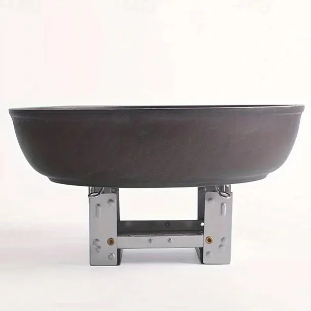 1pc Ultralight Folding Pocket Stove For Outdoor Camping And Survival - Portable Burner For Wood Burning