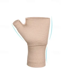 1PC Unisex Wrist Thumb Support Sleeve Fingerless Wrist Gloves Compression Arthritis Gloves Sports Wrist Support Brace for Fatigue Sports Typing