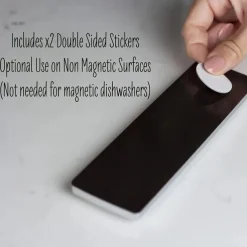 1pc Universal Dishwasher Magnet - Strong Clean Dirty Indicator for Kitchen Organization and Home Decoration.