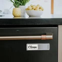 1pc Universal Dishwasher Magnet - Strong Clean Dirty Indicator for Kitchen Organization and Home Decoration.