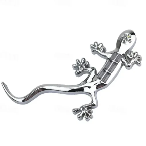 1pc Universal The New Solar Gecko King Warning Light High Bright LED Lamps Car Sticker 3D Stickers LDE Decorative Lights