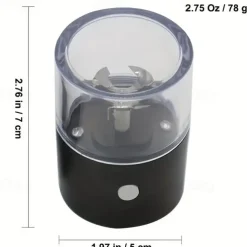 1pc USB Rechargeable Electric Tobacco Grinder - Portable Waterproof & Efficient - Grinds Dried Herbs & Spices!