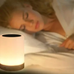 1pc USB 5V Night Light Touch Lamp for Bedrooms Living Room Portable Table Bedside Lamps with Rechargeable Internal Battery Dimmable 2800K-3100K Warm White Light Color Changing RGB