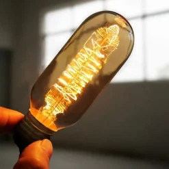 1pc 40W E26/E27 T45 Warm White 2200-2700k K Retro Dimmable Decorative Incandescent Vintage Edison Light Bulb 220-240V