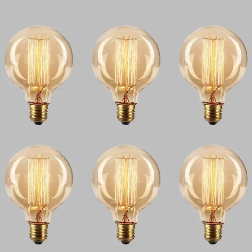 1pc 40W Vintage Edsion Bulb E26 / E27 G80 Warm White 2300k Incandescent Vintage Edison Light Bulb