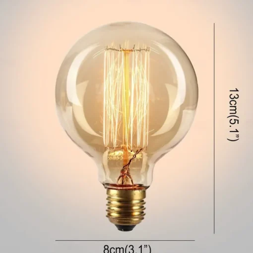 1pc 40W Vintage Edsion Bulb E26 / E27 G80 Warm White 2300k Incandescent Vintage Edison Light Bulb