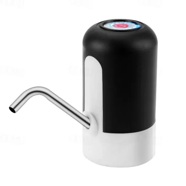 1pc Water Bottle Pump, Electric Water Bottle Pump, USB Rechargeable Automatic Drinking Water Pump For Universal 3-5 Gallon Bottles, Portable Camping Water Dispenser