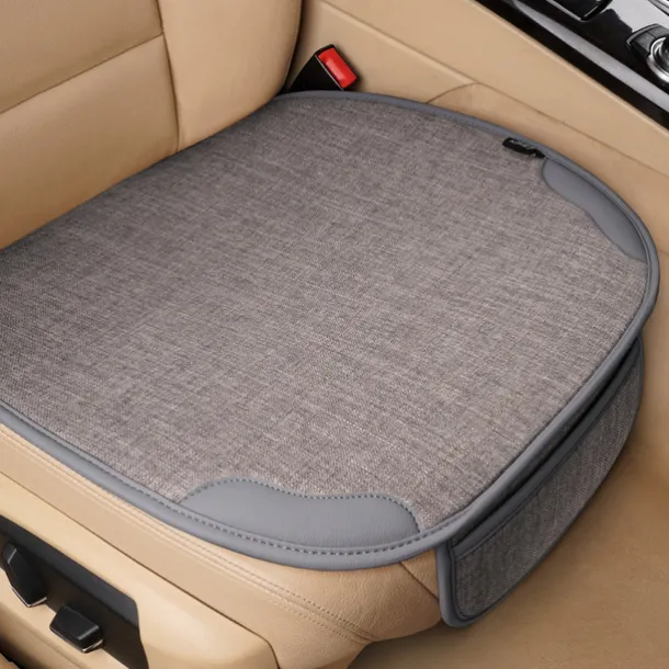 1pc Waterproof Anti-Slip Seat Cushion Cover for Front Car Seats, Easy Installation, Universal Fit