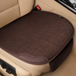 1pc Waterproof Anti-Slip Seat Cushion Cover for Front Car Seats, Easy Installation, Universal Fit