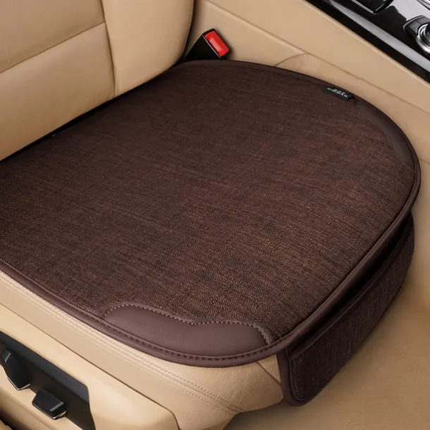 1pc Waterproof Anti-Slip Seat Cushion Cover for Front Car Seats, Easy Installation, Universal Fit
