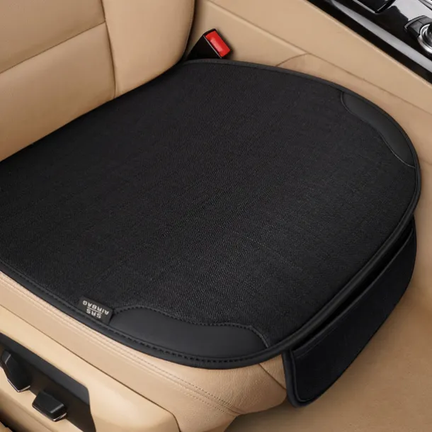 1pc Waterproof Anti-Slip Seat Cushion Cover for Front Car Seats, Easy Installation, Universal Fit