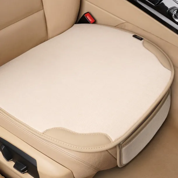 1pc Waterproof Anti-Slip Seat Cushion Cover for Front Car Seats, Easy Installation, Universal Fit