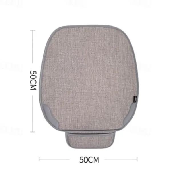 1pc Waterproof Anti-Slip Seat Cushion Cover for Front Car Seats, Easy Installation, Universal Fit