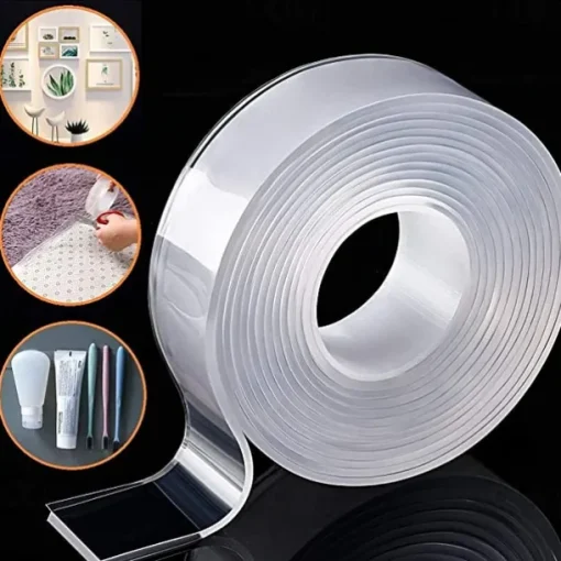 1pc Waterproof Transparent Double Sided Nano Tape Reuse Home Tapes Adhesives Porcelain wood metal plastic Super Glue