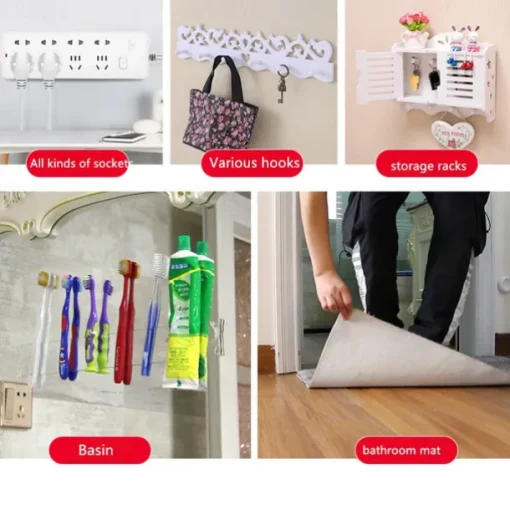 1pc Waterproof Transparent Double Sided Nano Tape Reuse Home Tapes Adhesives Porcelain wood metal plastic Super Glue
