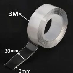 1pc Waterproof Transparent Double Sided Nano Tape Reuse Home Tapes Adhesives Porcelain wood metal plastic Super Glue