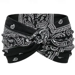 1PC Wide Headbands for Women, 7'' Extra Large Turban Headband Boho Hairband Hair Twisted Knot Accessories