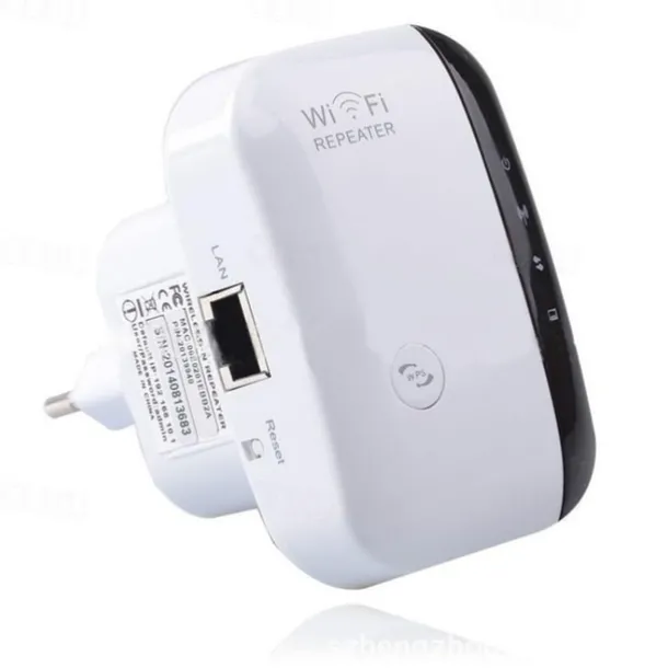 1Pc WiFi Extender WiFi Range Extender,Wireless Internet Repeater,Signal Booster Up To 2640sq. Ft And 25 Devices, Long Range Amplifier With Ethernet Port, 1-Tap Setup, Access Point