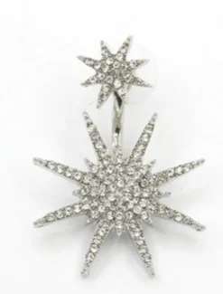 1PC Women's Earrings Chic & Modern Party Star Earring / Wedding / Gold / Silver / Fall / Winter