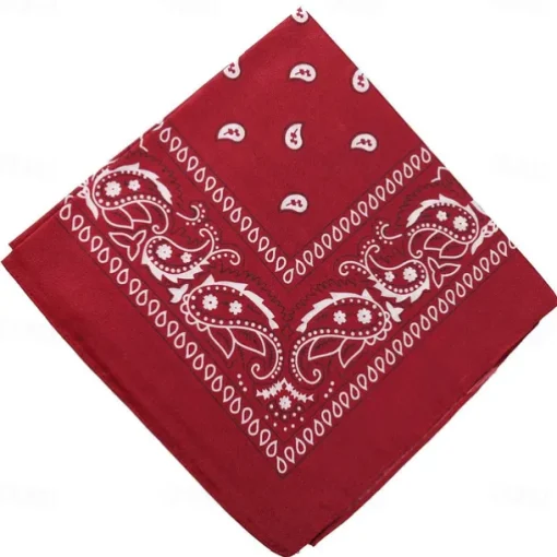 1pc Women's Headbands Bandana Hair Scarf For Street Gift Holiday Head Handmade Fabric Black Blue Dark Red