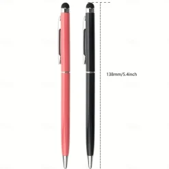 10pcs 2 In-1 Stylus Pens For Touch Screens Ballpoint Pen
