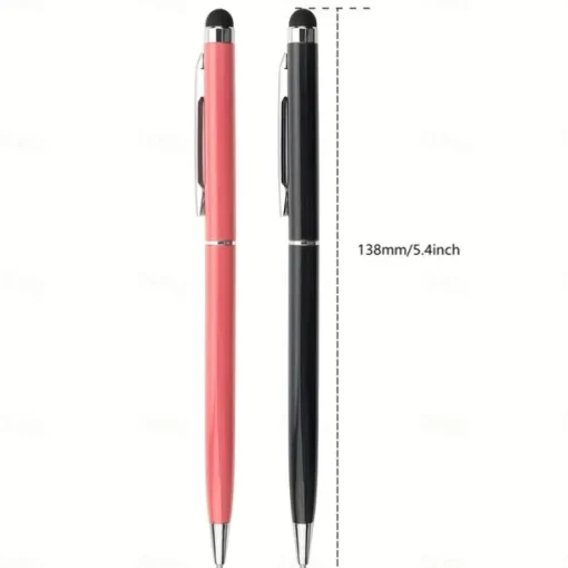 10pcs 2 In-1 Stylus Pens For Touch Screens Ballpoint Pen