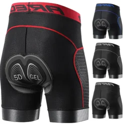 2PCS Men's Cycling Underwear Cycling Padded Shorts Bike Padded Shorts / Chamois Mountain Bike MTB Road Bike Cycling Sports Black Grey Quick Dry Moisture Wicking Clothing Apparel Bike Wear