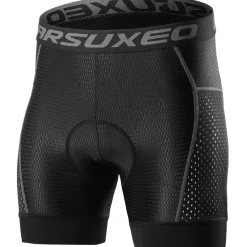 2PCS Men's Cycling Underwear Cycling Padded Shorts Bike Padded Shorts / Chamois Mountain Bike MTB Road Bike Cycling Sports Black Grey Quick Dry Moisture Wicking Clothing Apparel Bike Wear