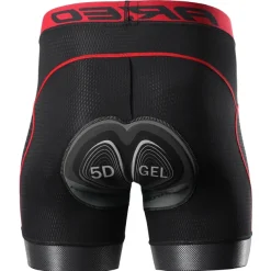 2PCS Men's Cycling Underwear Cycling Padded Shorts Bike Padded Shorts / Chamois Mountain Bike MTB Road Bike Cycling Sports Black Grey Quick Dry Moisture Wicking Clothing Apparel Bike Wear