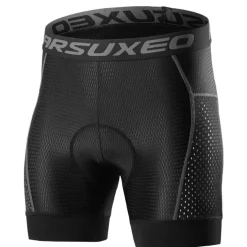 2PCS Men's Cycling Underwear Cycling Padded Shorts Bike Padded Shorts / Chamois Mountain Bike MTB Road Bike Cycling Sports Black Grey Quick Dry Moisture Wicking Clothing Apparel Bike Wear