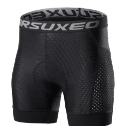 2PCS Men's Cycling Underwear Cycling Padded Shorts Bike Padded Shorts / Chamois Mountain Bike MTB Road Bike Cycling Sports Black Grey Quick Dry Moisture Wicking Clothing Apparel Bike Wear