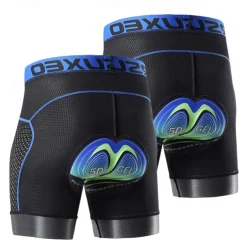 2PCS Men's Cycling Underwear Cycling Padded Shorts Bike Padded Shorts / Chamois Mountain Bike MTB Road Bike Cycling Sports Black Grey Quick Dry Moisture Wicking Clothing Apparel Bike Wear