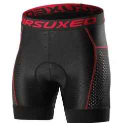 2PCS Men's Cycling Underwear Cycling Padded Shorts Bike Padded Shorts / Chamois Mountain Bike MTB Road Bike Cycling Sports Black Grey Quick Dry Moisture Wicking Clothing Apparel Bike Wear