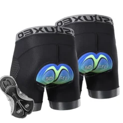 2PCS Men's Cycling Underwear Cycling Padded Shorts Bike Padded Shorts / Chamois Mountain Bike MTB Road Bike Cycling Sports Black Grey Quick Dry Moisture Wicking Clothing Apparel Bike Wear
