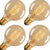 4pcs 40 W E26 / E27 G80 Warm Yellow 2200 k Incandescent Vintage Edison Light Bulb 220-240 V / 110-130 V
