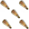 5pcs 40 W E26 / E27 ST58 Warm Yellow 2200-3000 k Dimmable Incandescent Vintage Edison Light Bulb 220-240 V