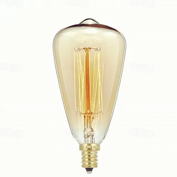 10pcs 40 W E14 ST48 Warm White 2200-2700 k Retro / Dimmable / Decorative Incandescent Vintage Edison Light Bulb 220-240 V