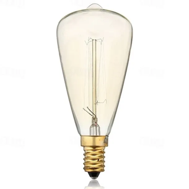10pcs 40 W E14 ST48 Warm White 2200-2700 k Retro / Dimmable / Decorative Incandescent Vintage Edison Light Bulb 220-240 V