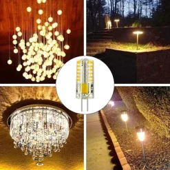 6pcs 3 W LED Bi-pin Lights 250 lm G4 48 LED Beads SMD 3014 Warm White Cold White 220 V